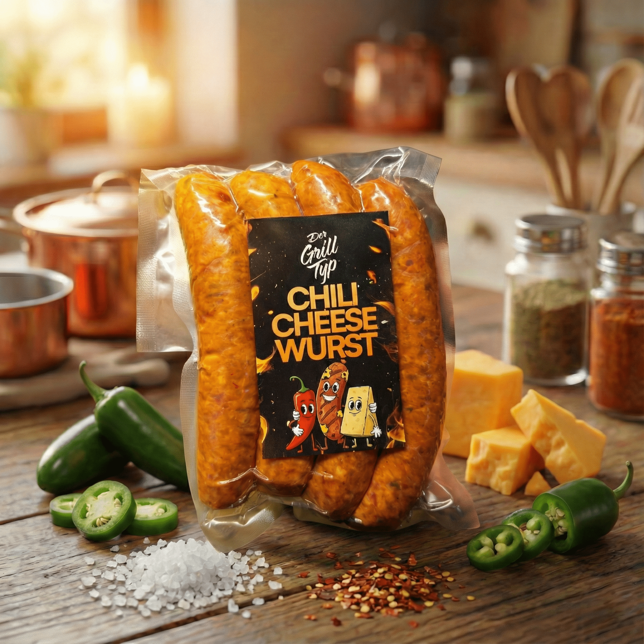 Chili Cheese Wurst - DerGrilltyp Shop
